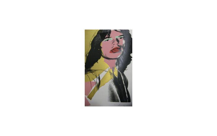 El reterato de Mick Jagger robado en 2005.