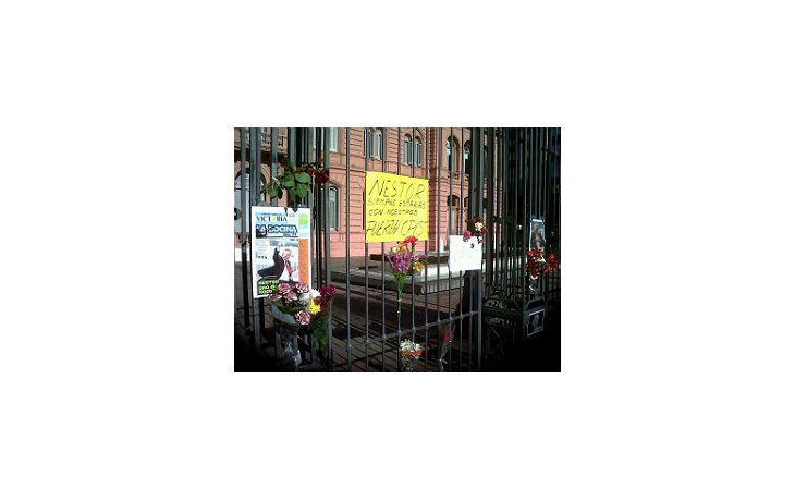 El homenaje a Néstor Kirchner en la Casa Rosada.