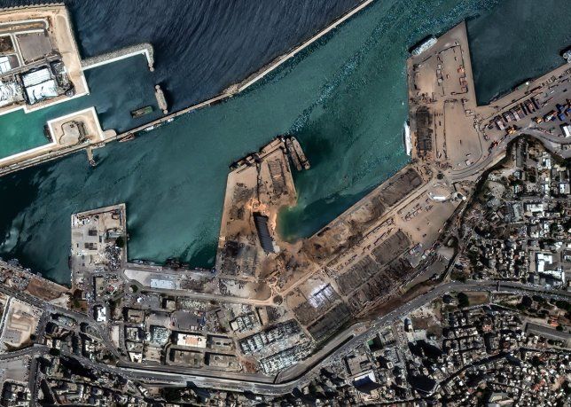 Beirut Explosión Satelite 1