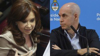 La expresidenta y el jefe de Gobierno porteño se encontraron en Aeroparque.