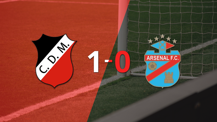 Con un solo gol, Deportivo Maipú derrotó a Arsenal en el estadio Dep. Montecaseros