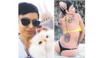 Increíble pero real. Cardone embalsamó a su gato y lo llevó a Luján. Y se tatuó una calavera en la espalda.
