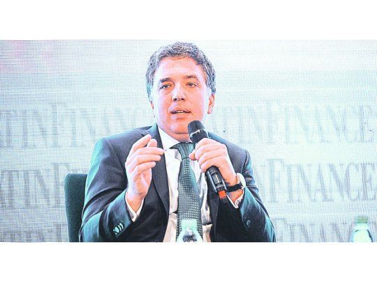 Confiado. El ministro Nicolás Dujovne se mostró confiado sobre la reactivación, porque está viendo mejores indicadores, antes que los analistas.