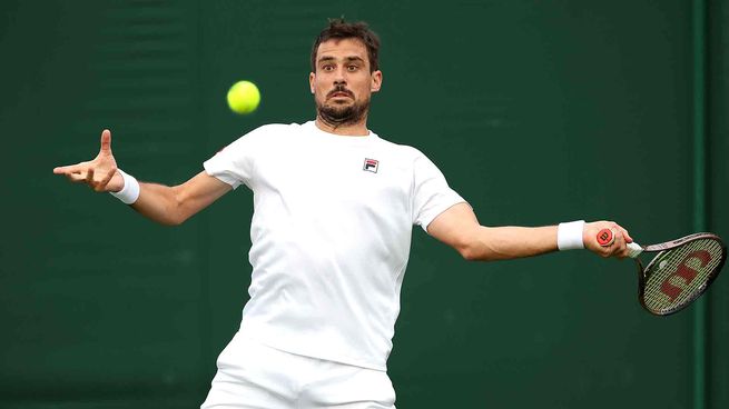 Pella perdió, pero cumplió una buena actuación en Wimbledon.