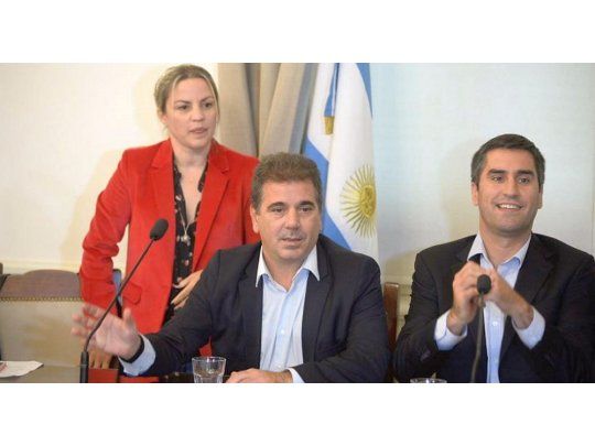 Cristian Ritondo y los diputados oficialistas Carolina Píparo, Matías Ranzini y Martín Domínguez Yelpo presenaron el proyecto.