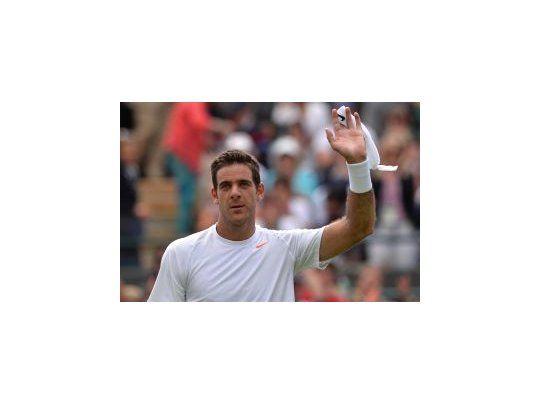 Del Potro volvió en buen nivel.