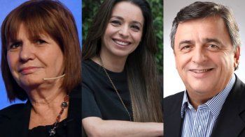 Patricia Bullrich, Mariana Zuvic y Mario Negri.&nbsp;