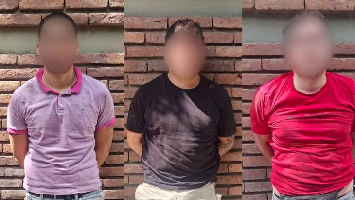 Los tres delincuentes tienen 24, 27 y 36 años. Los tres delincuentes tienen 24, 27 y 36 años.