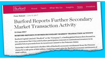 ámbito.com | ANUNCIO. Burford le informó la semana pasada a sus socios que vendió el 15% del juicio Petersen a YPF a “inversores institucionales”