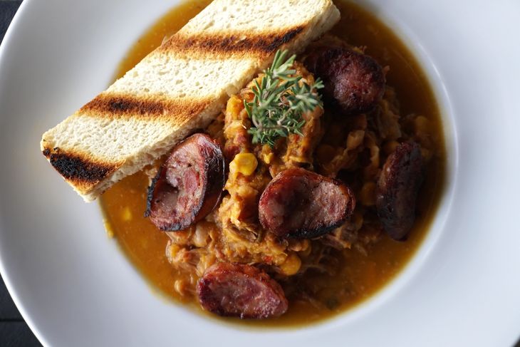 Locro in La Cabaña. Locro in La Cabaña.