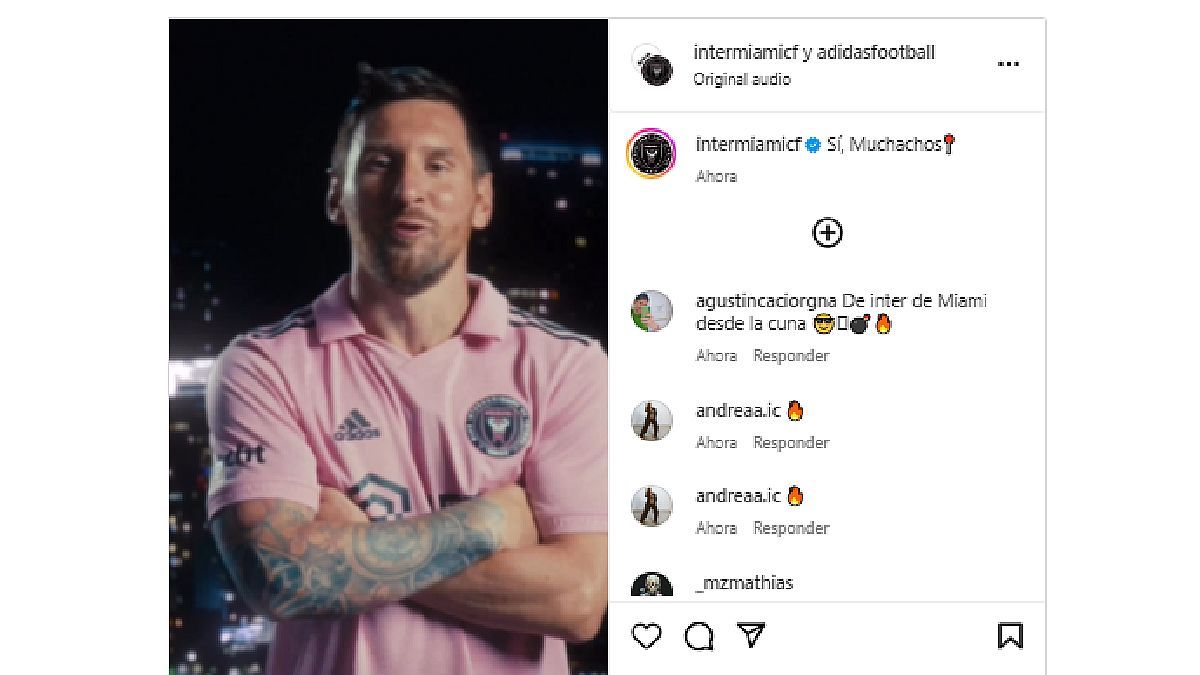 Inter Miami welcomed Lionel Messi with a video on social media