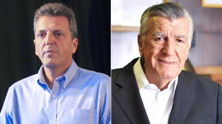 Sergio Massa y José Luis Gioja.