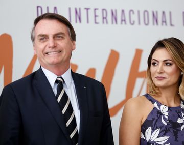 Michelle Bolsonaro desmintió los rumores de separación