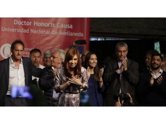 Cristina encabezó un acto en Quilmes