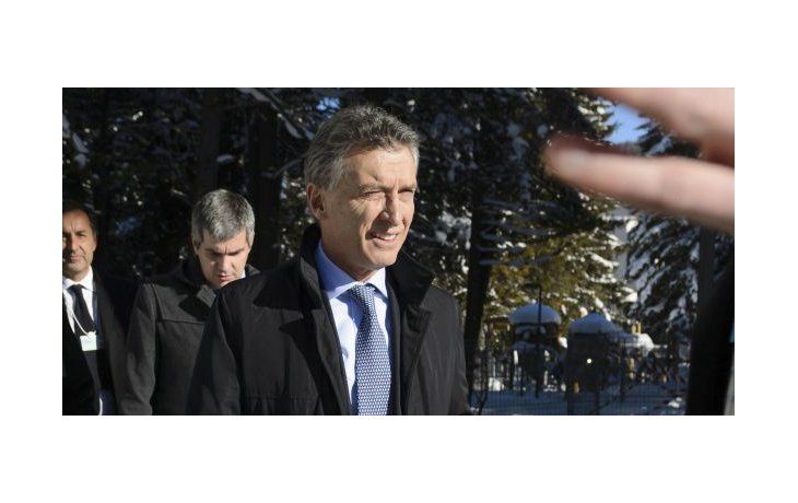 Macri en su participación en el Foro Económico de Davos.