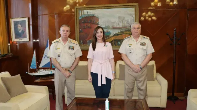 Victoria Villarruel visitó a las fuerzas de Seguridad.&nbsp;