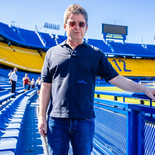 Noel Gallagher en la Bombonera. Noel Gallagher en la Bombonera.