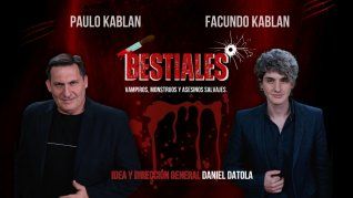 Paulo y Facundo Kablan en Bestiales, la nueva obra policial