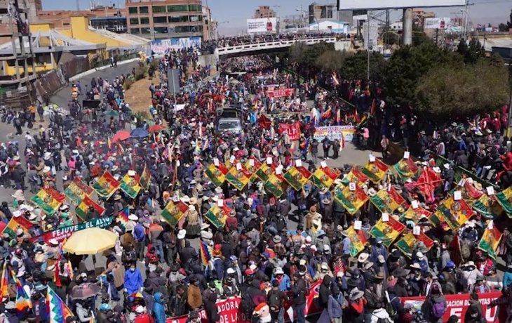 El lunes comenzar&aacute; una huelga general indefinida en Bolivia contra la postergaci&oacute;n de las elecciones.
