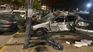 The driver was in a tailspin when he lost control and ran over the victims. The driver was in a tailspin when he lost control and ran over the victims.