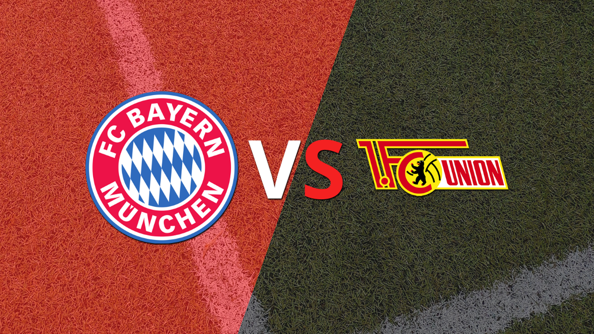 The match between Bayern Munich and Union Berlin begins