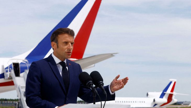 El presidente de Francia, Emmanuel Macron. El presidente de Francia, Emmanuel Macron.