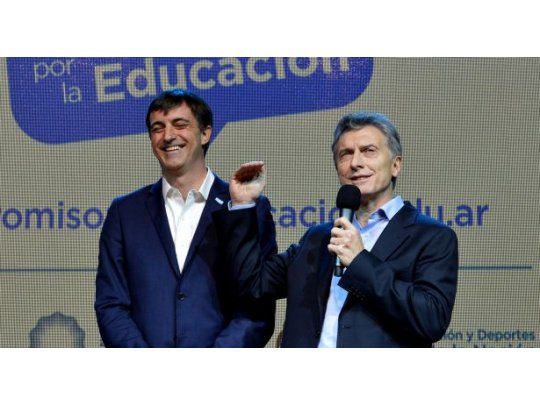 Mauricio Macri y Esteban Bullrich.