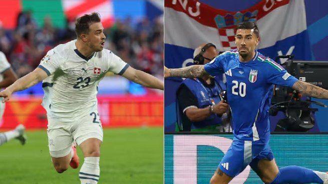 Suiza e Italia se enfrentan en octavos de final de la Eurocopa 2024.