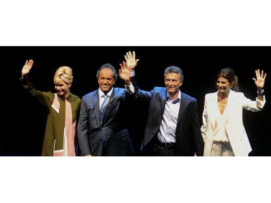 El debate en imágenes