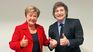 Georgieva Invino with a comment in national politics asking for support from Milei in the October elections.