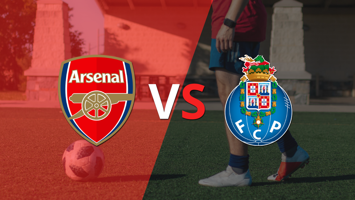 The match between Arsenal and Porto begins 24 Hours World