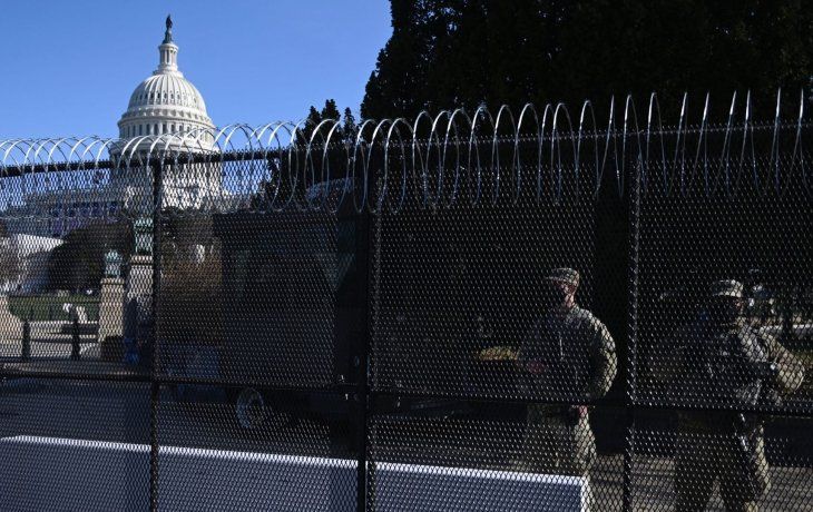 Washington instaló vallado por temor a protestas candentes&nbsp;