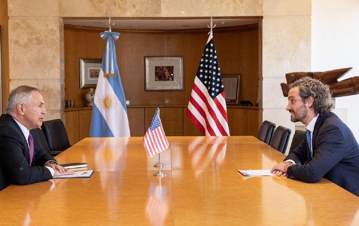 “Repasamos temas vinculados con el apoyo ante organismos multilaterales como el FMI, reveló Santiago Cafiero sobre el encuentro con Marc Stanley.