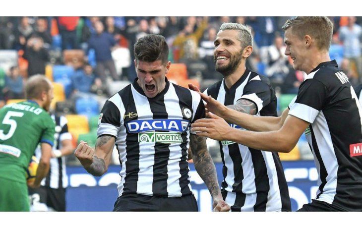Rodrigo De Paul abrió el marcador en el triunfo de Udinese.