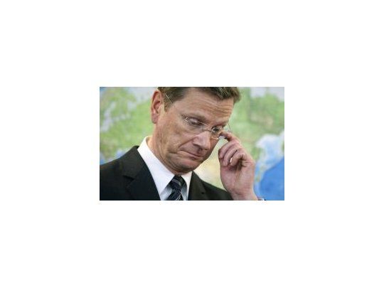 Guido Westerwelle, ministro de Exteriores de Alemania.