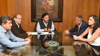 Gustavo Sáenz recibió a autoridades de Vialidad Nacional.