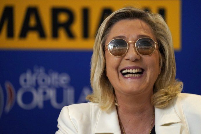 La líder de extrema derecha, Marine Le Pen.