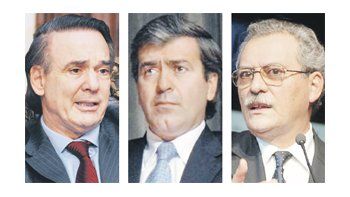 Miguel Pichetto, José Cano, Juan Carlos Pezoa