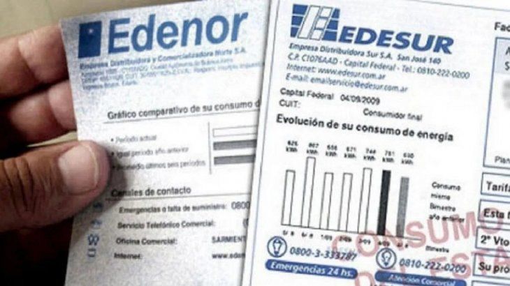 Edenor y Edesur.