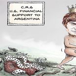 El Congressional Research Service del Congreso Norteamericano, en su reciente informe sobre Argentina, acaba de plantear la posibilidad que el país deba devaluar y no descarta un eventual default. Insólitamente, el Gobierno, el establishment y los medios miran para otro lado. El Congressional Research Service del Congreso Norteamericano, en su reciente informe sobre Argentina, acaba de plantear la posibilidad que el país deba devaluar y no descarta un eventual default. Insólitamente, el Gobierno, el establishment y los medios miran para otro lado.