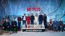 The cast of El Eternalauta in the presentation of the series.