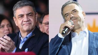 Jorge Macri saludó al futuro presidente de Uruguay, Yamandú Orsi. Jorge Macri saludó al futuro presidente de Uruguay, Yamandú Orsi.