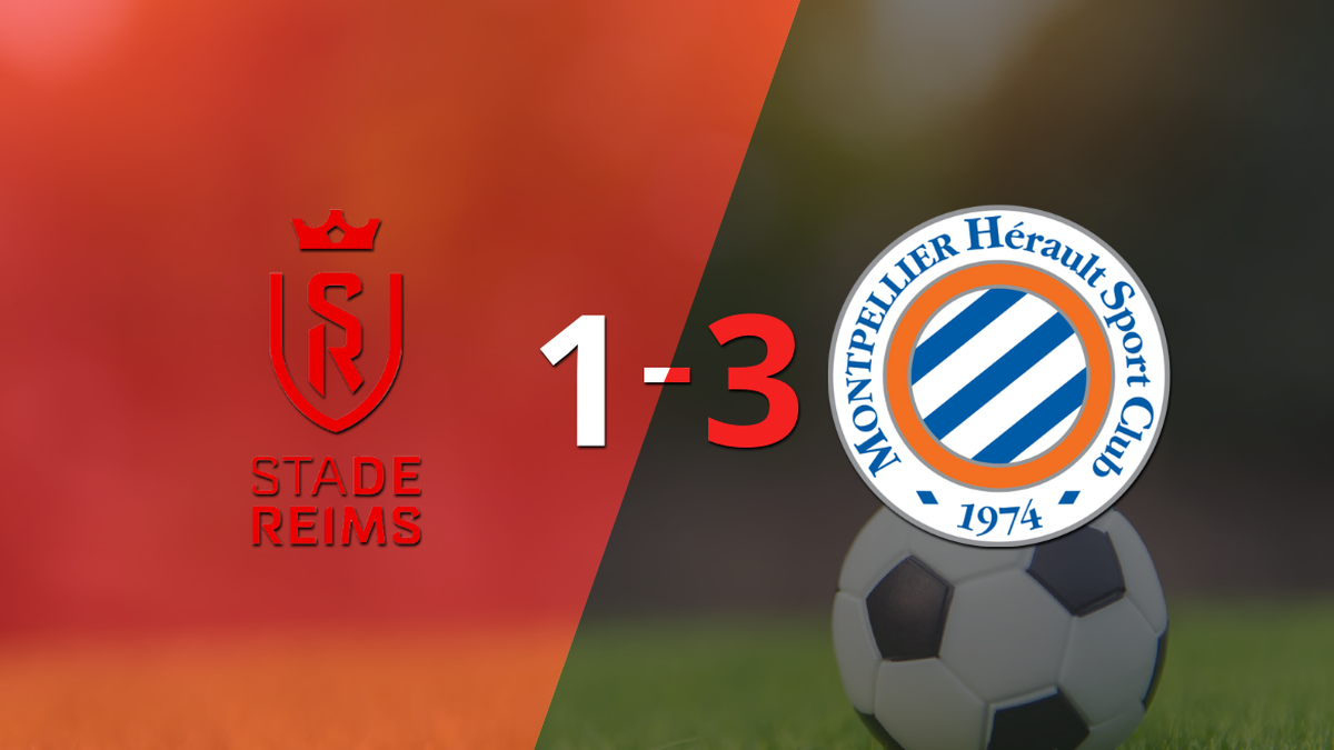 Elye Wahi doubled as Montpellier defeated Stade de Reims