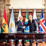 El canciller Mario Lubetkin destacó los beneficios del acuerdo entre el Mercosur y EFTA. El canciller Mario Lubetkin destacó los beneficios del acuerdo entre el Mercosur y EFTA.