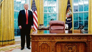 INTEMPESTIVO. El presidente Donald Trump canceló las negociaciones de paz con los talibanes tras un año de trabajo. En menos de 24 horas, su administración propuso volver a la mesa de diálogo.