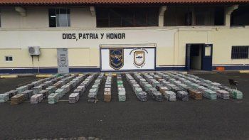 La cocaína decomisada está valuada en u$s152 millones.