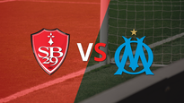 olympique de marsella perdio 1-0 ante stade brestois