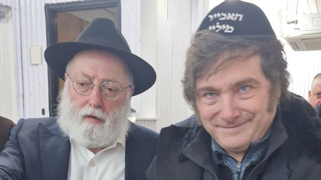 javier milei visita tumba rebe lubavitch nueva york 2026 2