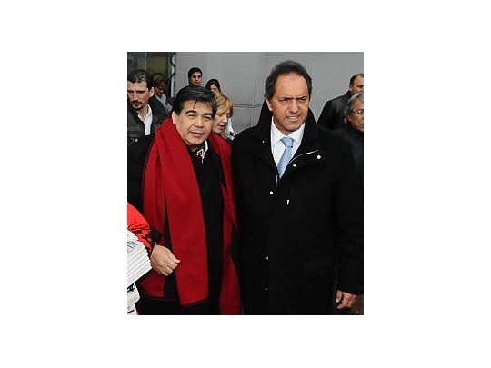 Mario Ishii recibió a Daniel Scioli.