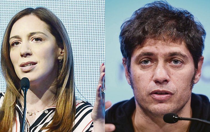 María Eugenia Vidal y Axel Kicillof.